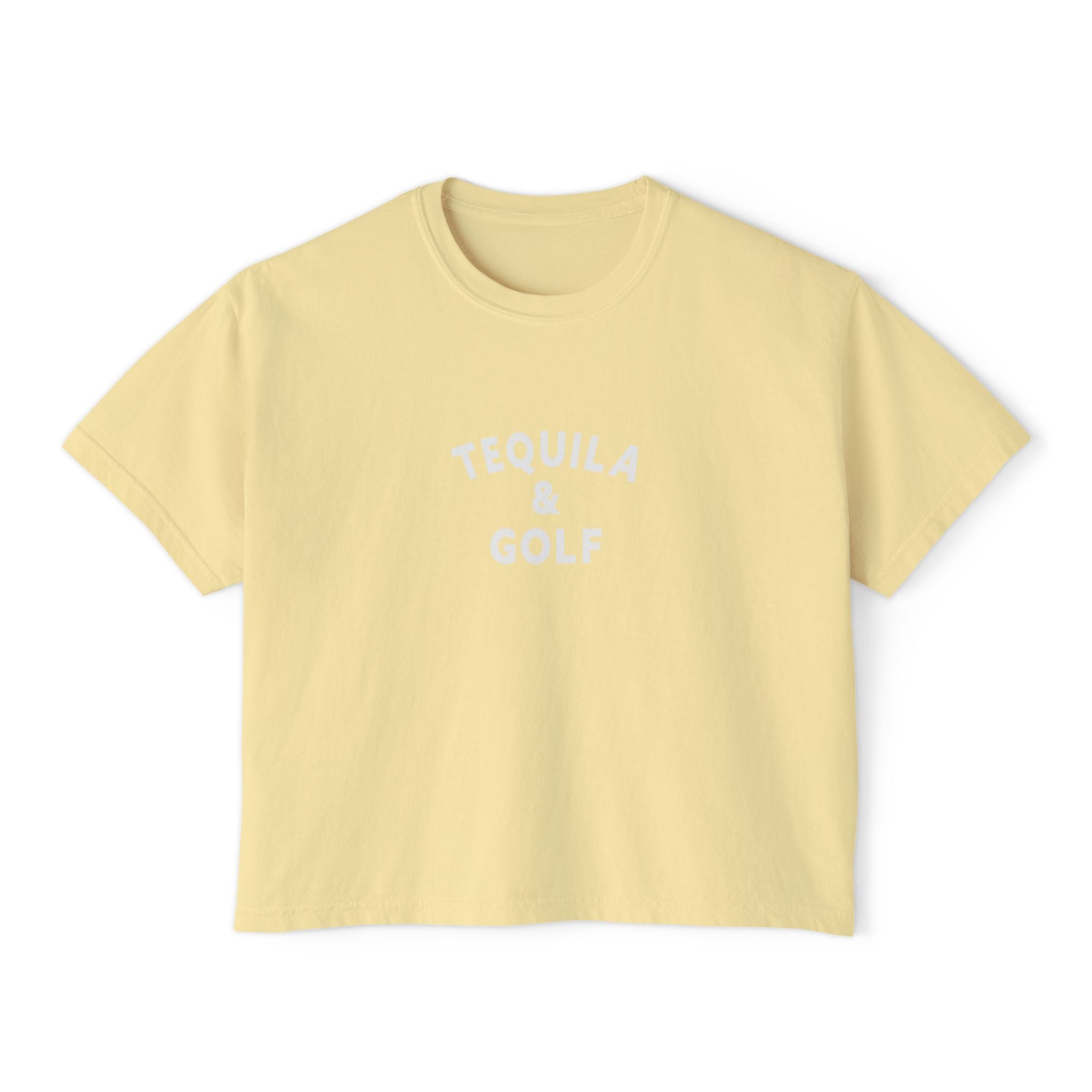 Tequila & Golf Women's Boxy Tee