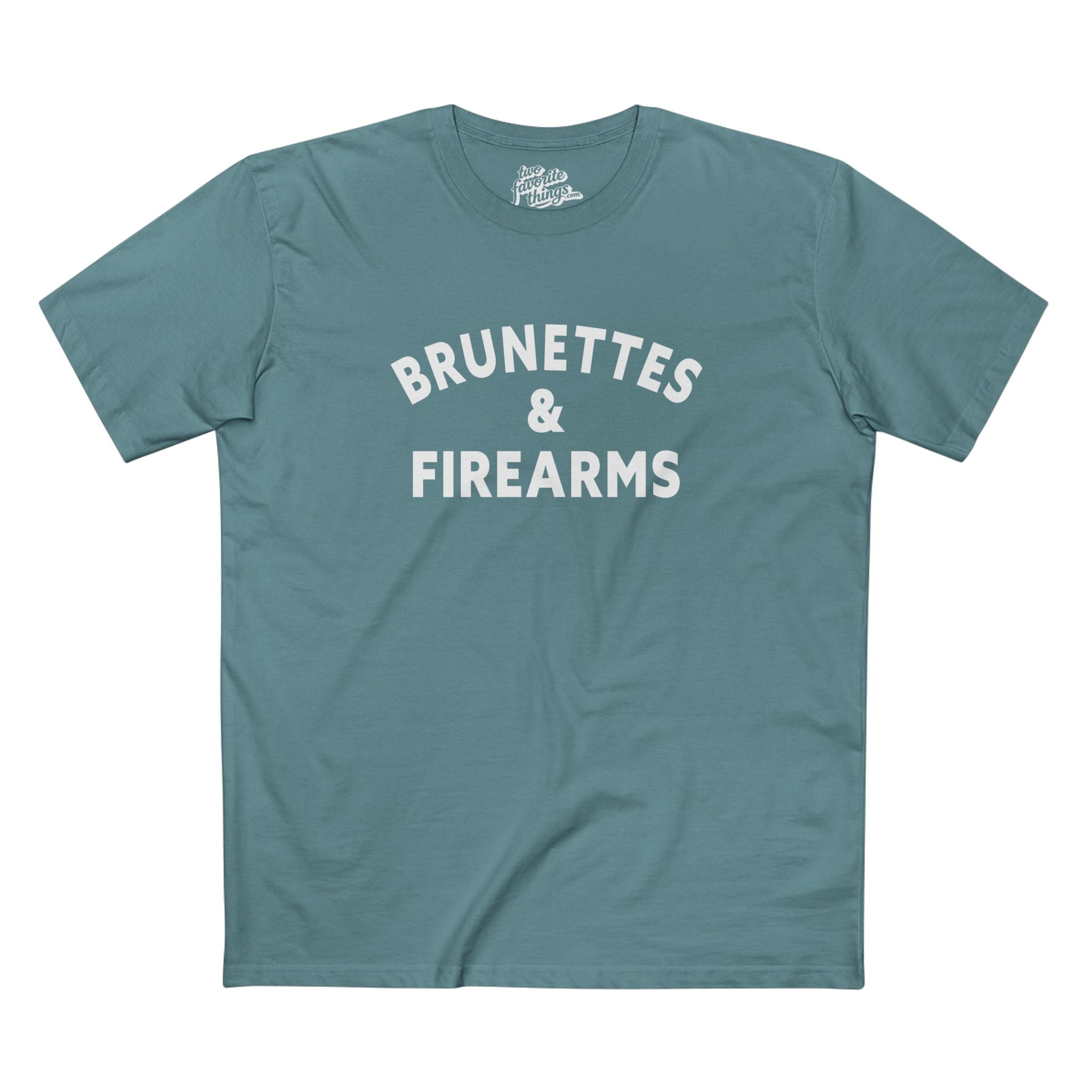 Brunettes & Firearms Crew Tee