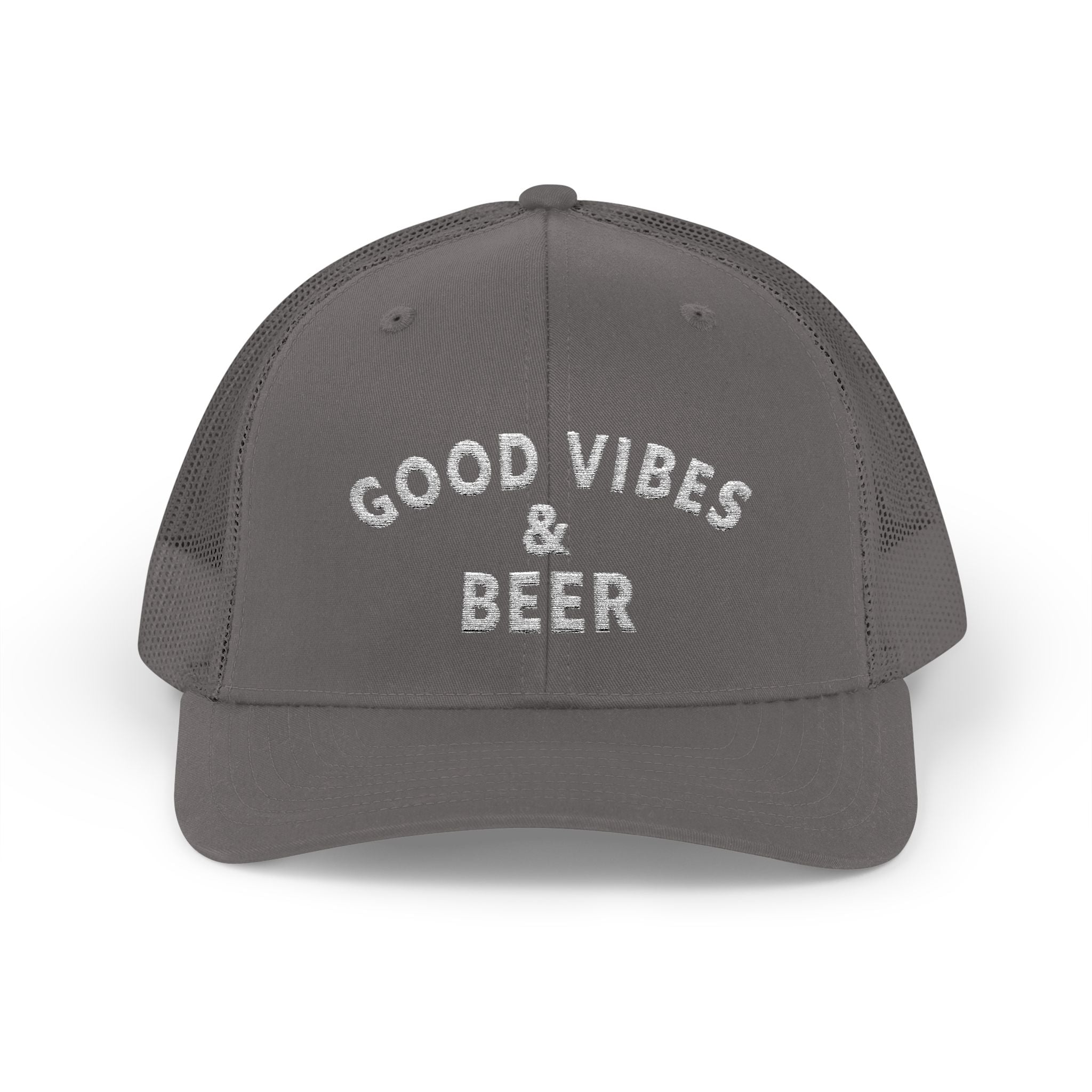 Good Vibes & Beer Snapback Trucker Cap