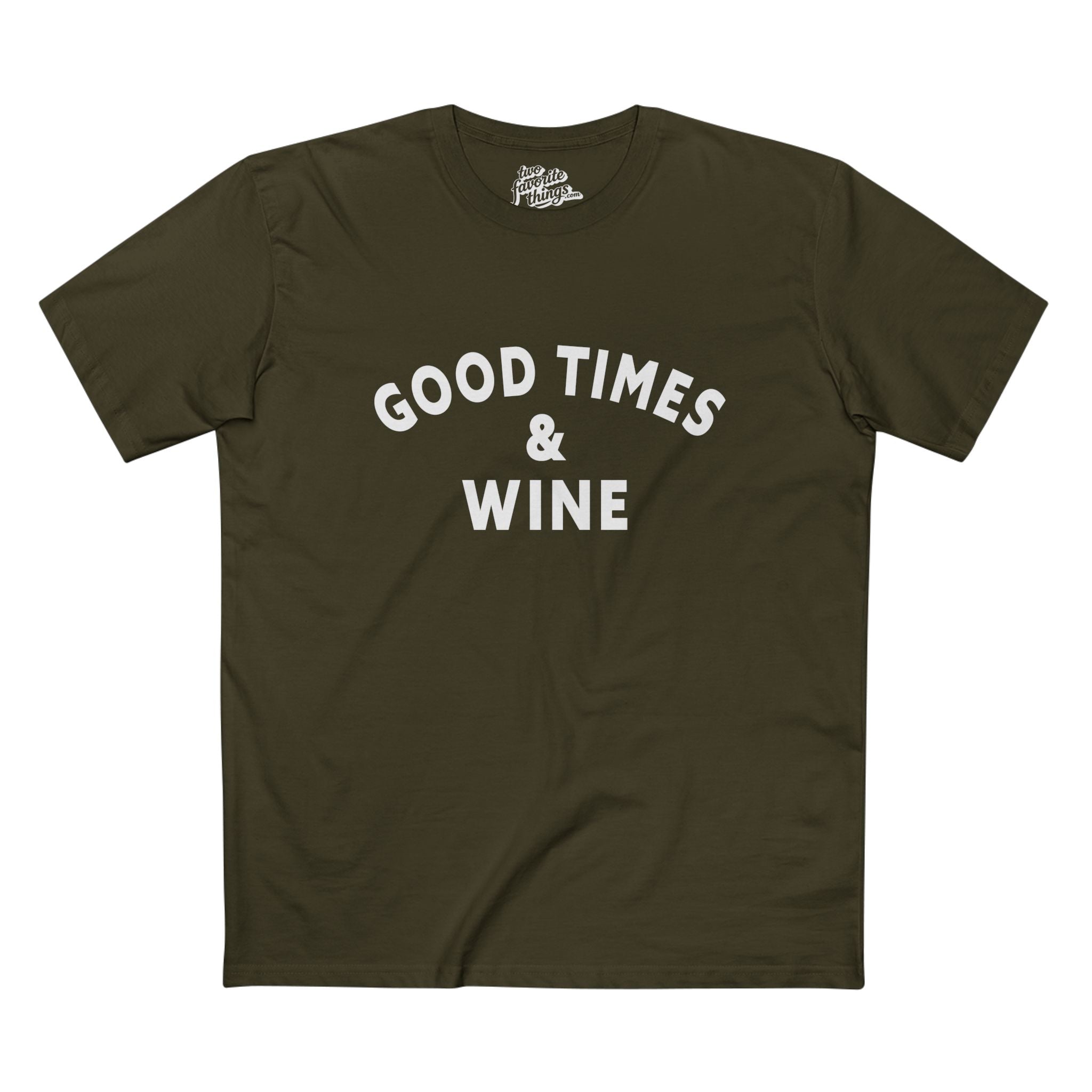 Good Times & Wine Crew Tee