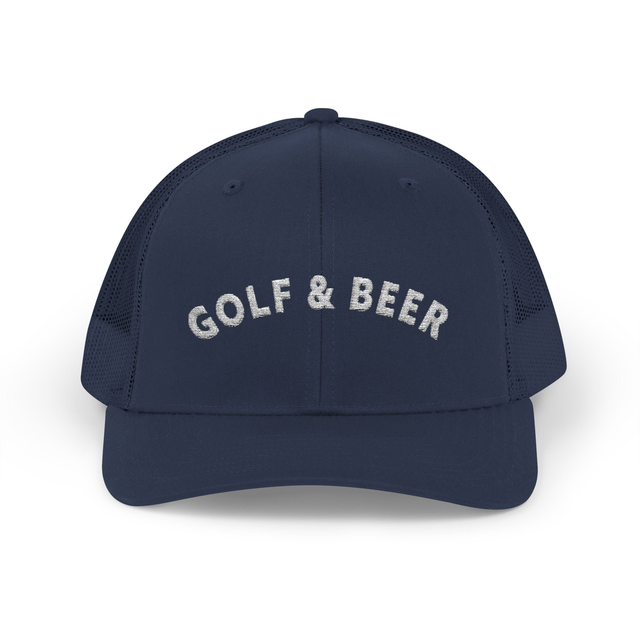 Golf & Beer Snapback Trucker Hat