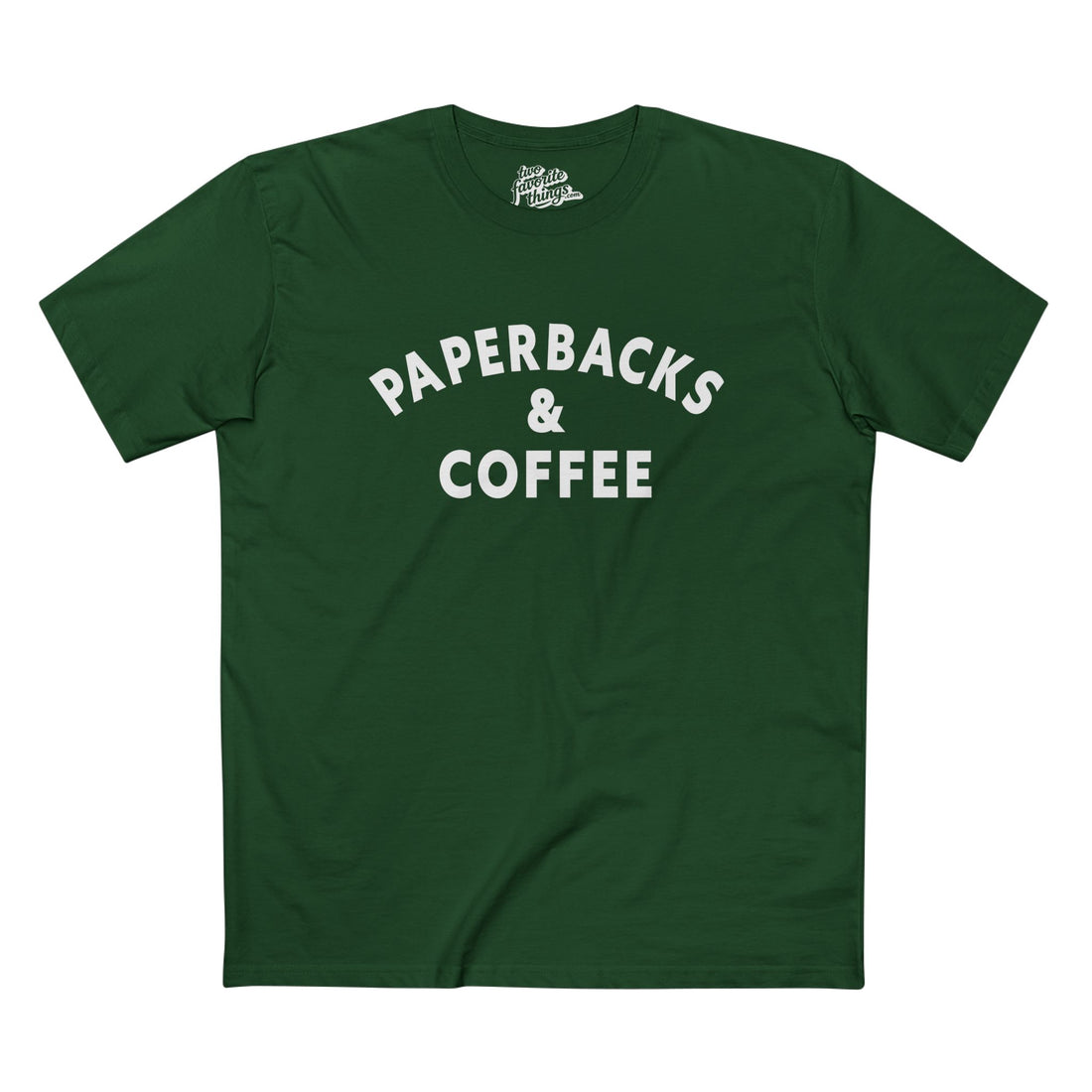 Paperbacks & Coffee Crew Tee