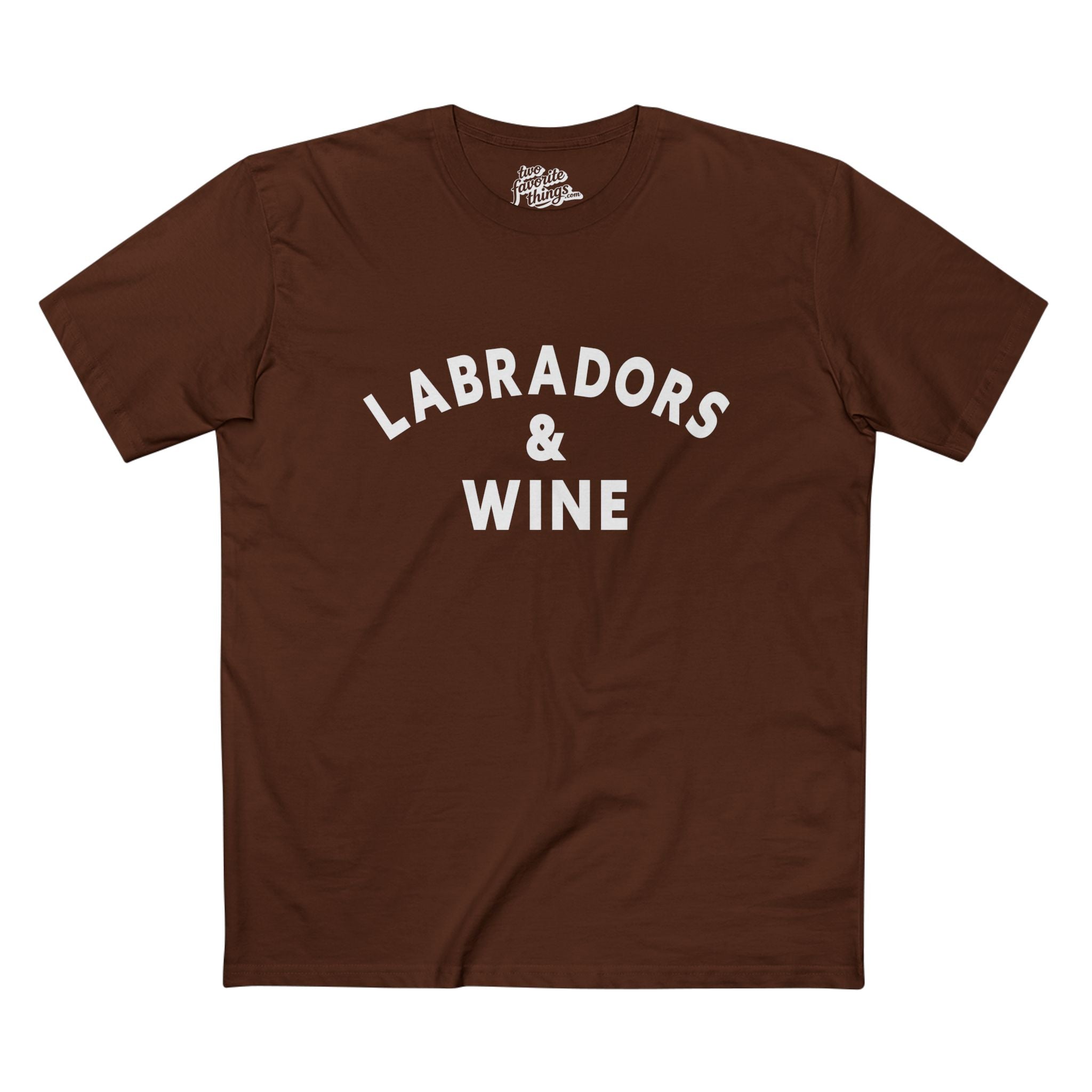 Labradors & Wine Crew Tee