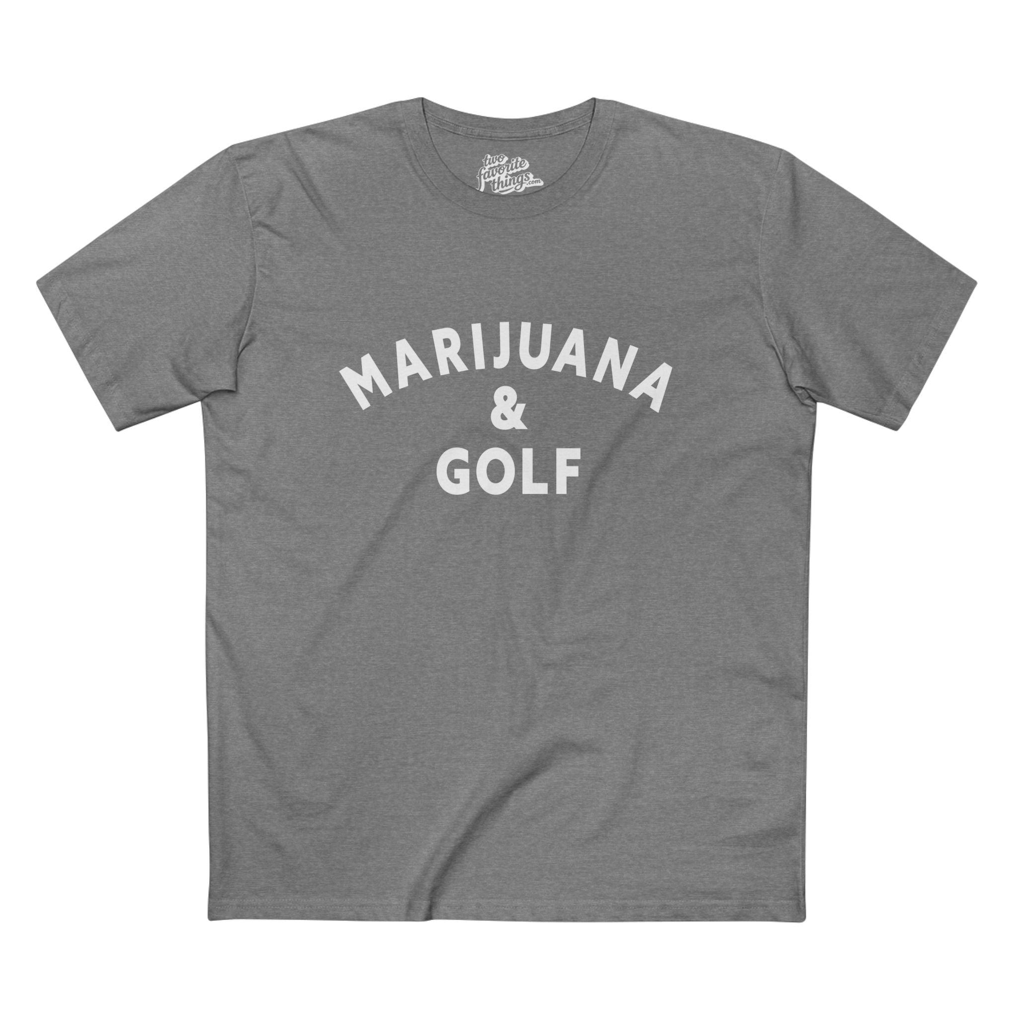 Marijuana & Golf Crew Tee