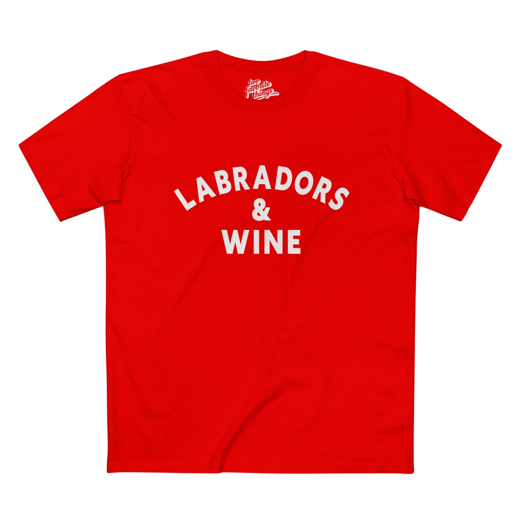 Labradors & Wine Crew Tee