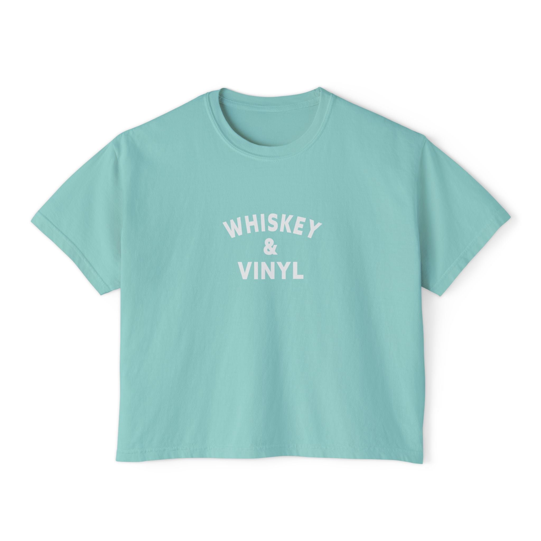 Whiskey & Vinyl Women's Boxy Tee