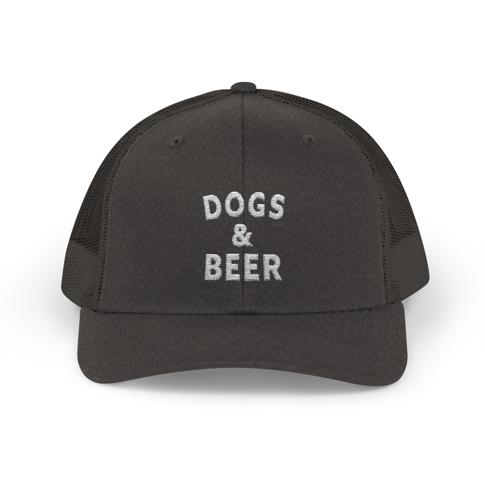 Dogs & Beer Snapback Trucker Cap