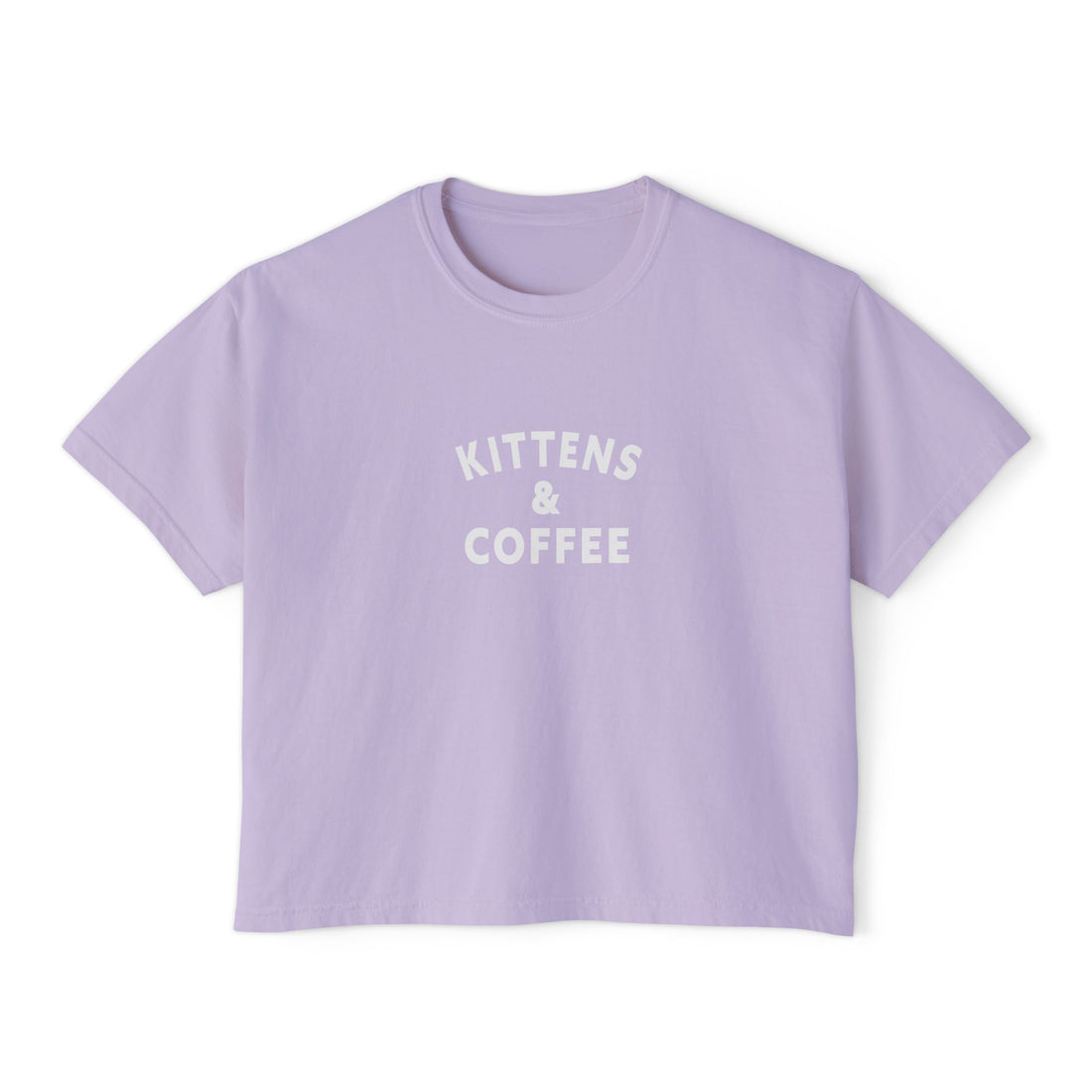 Kittens & Coffee Women's Boxy Tee