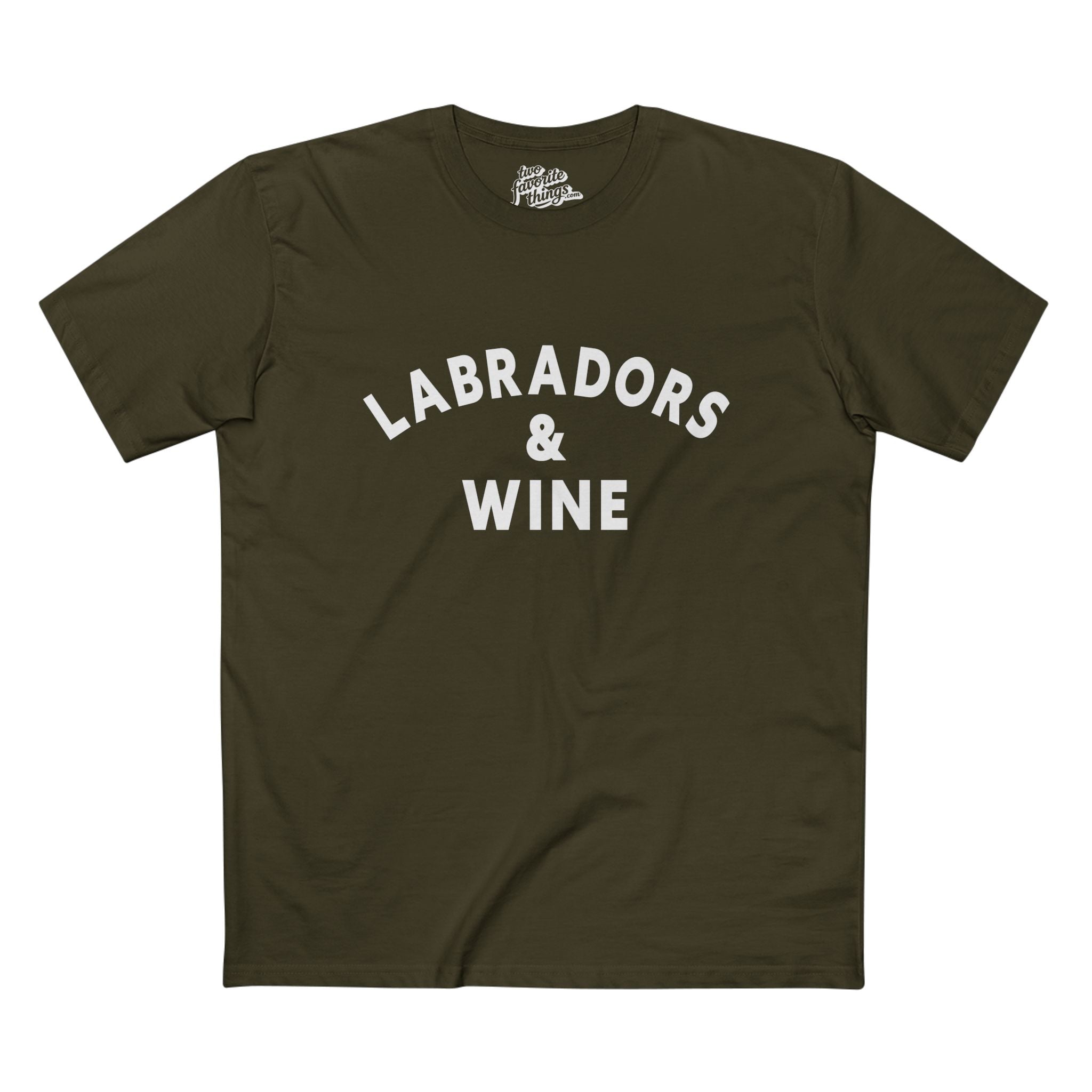 Labradors & Wine Crew Tee