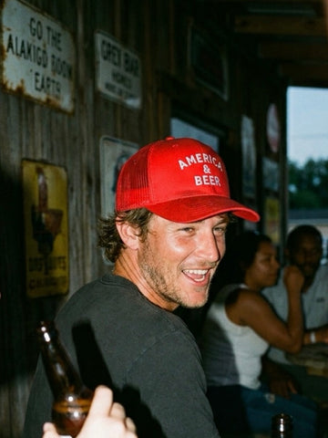 America & Beer Snapback Trucker Cap