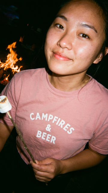 Campfires & Beer Women's Boxy Tee