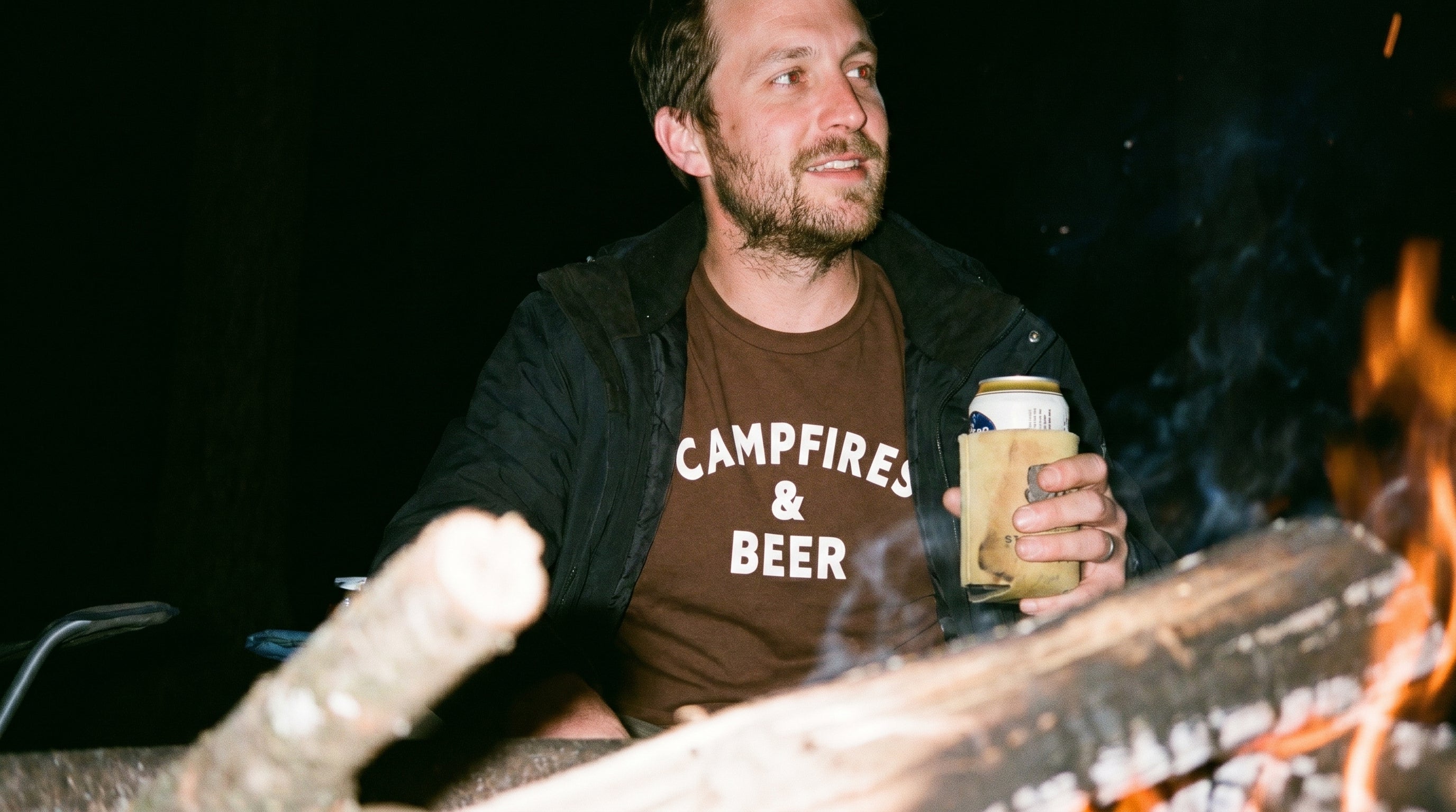 Campfires & Beer Crew Tee