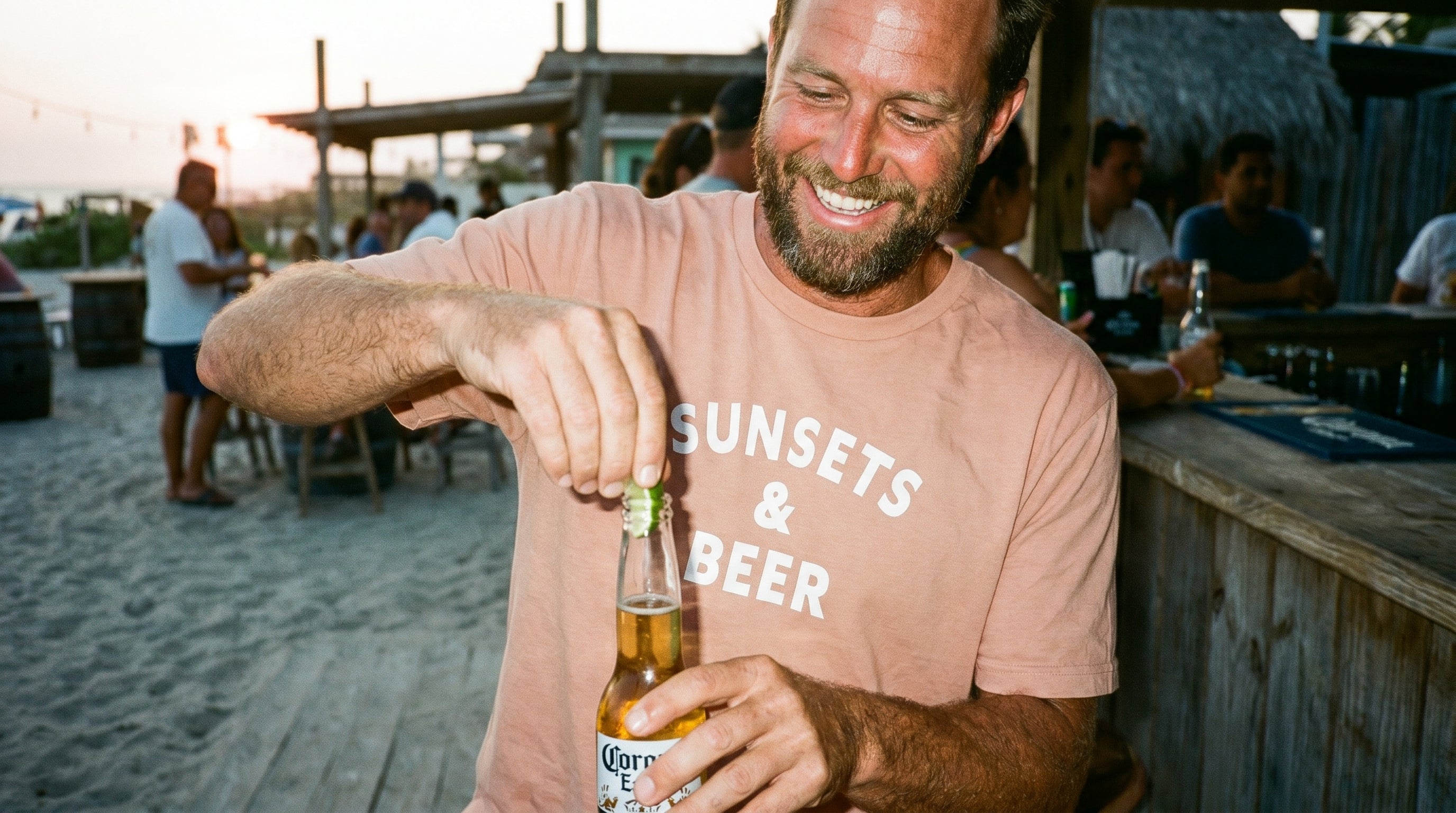 Sunsets & Beer Crew Tee