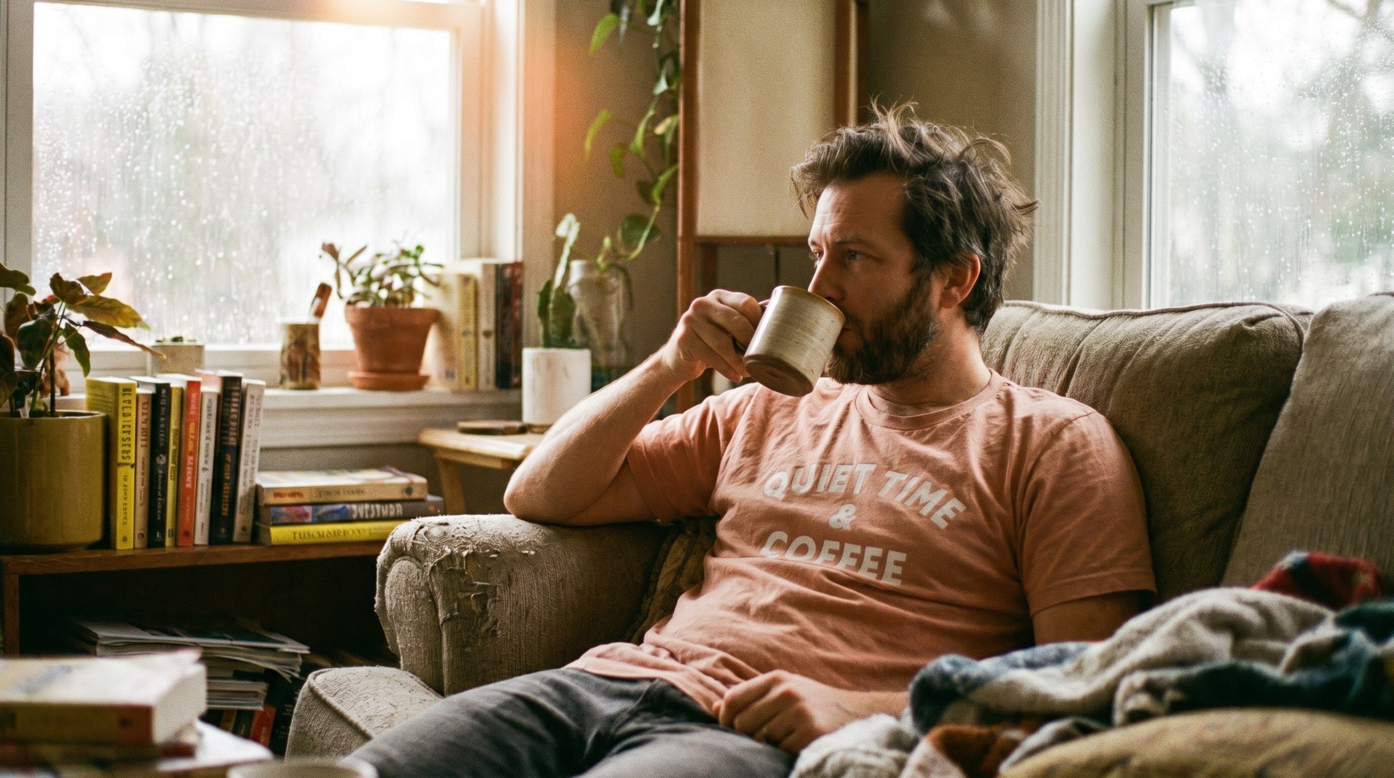 Quiet Time & Coffee Crew Tee