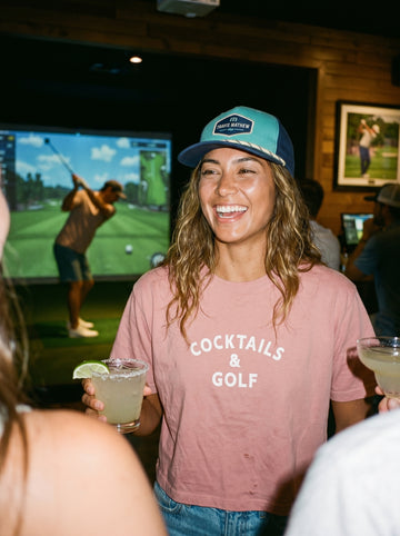 Cocktails & Golf Women's Boxy Tee