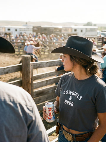 Cowgirls & Beer Women's Boxy Tee