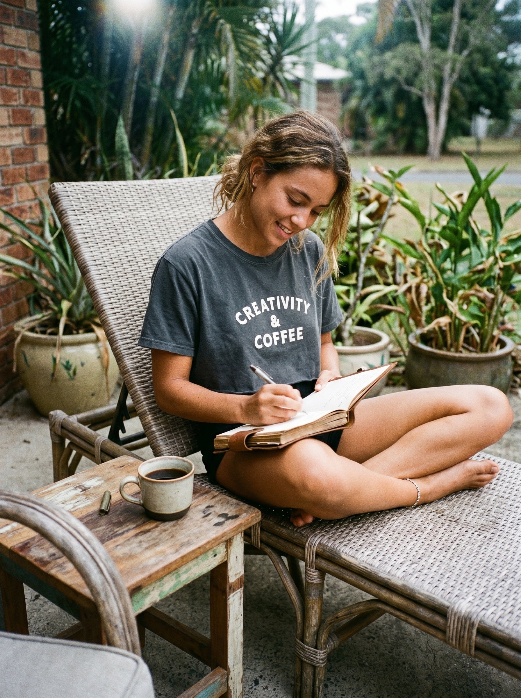 Creativity & Coffee Women's Boxy Tee