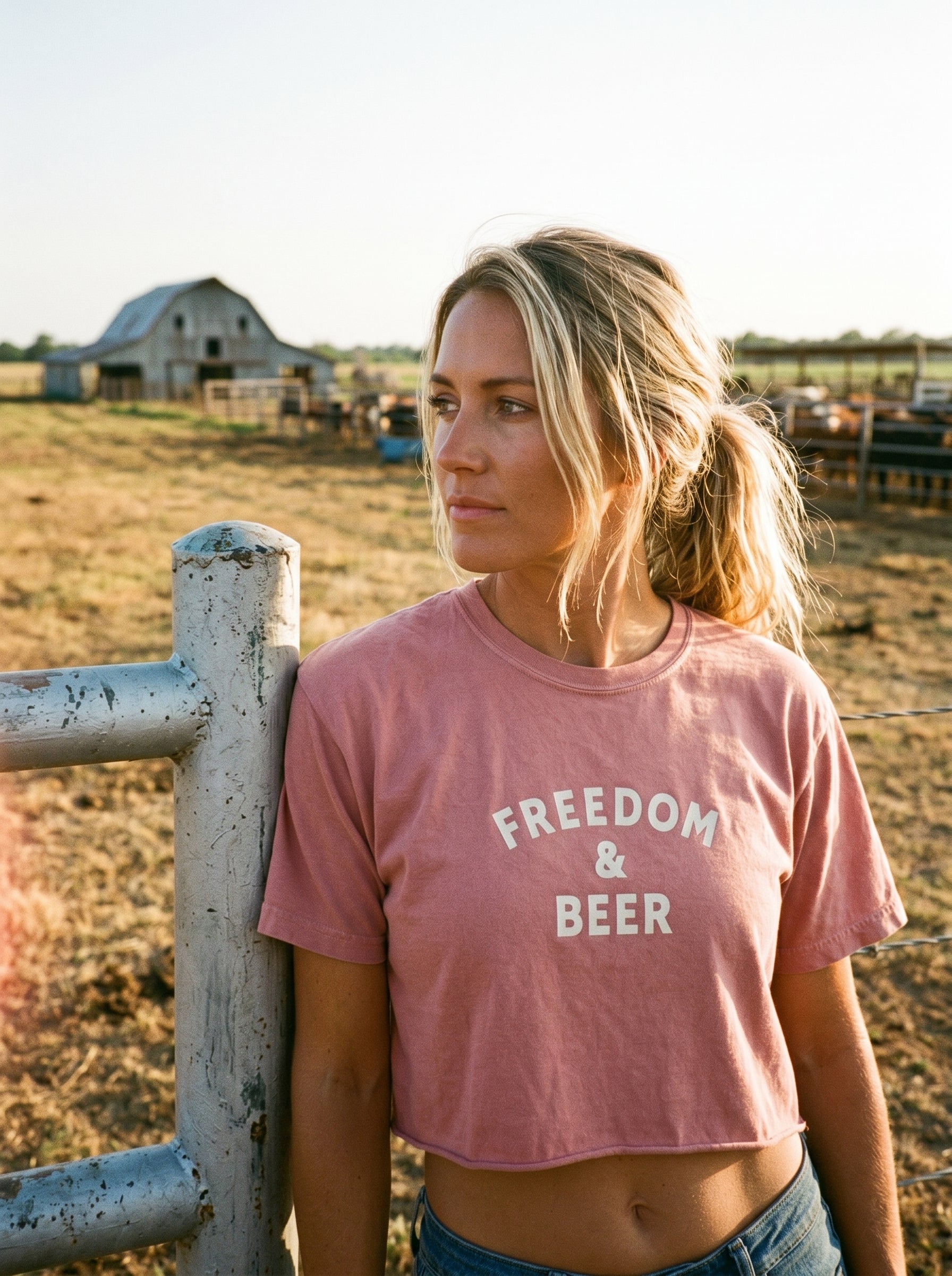 Freedom & Beer Women's Boxy Tee