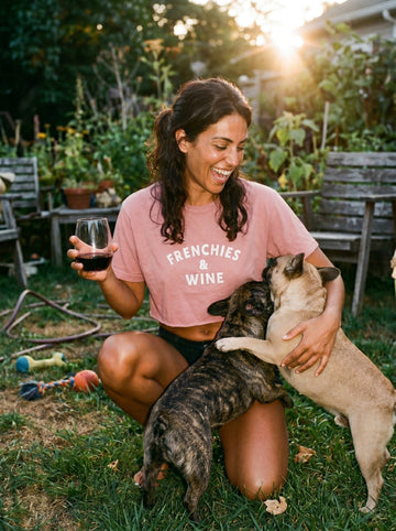 Frenchies & Wine Women's Boxy Tee
