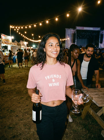 Friends & Wine Women's Boxy Tee