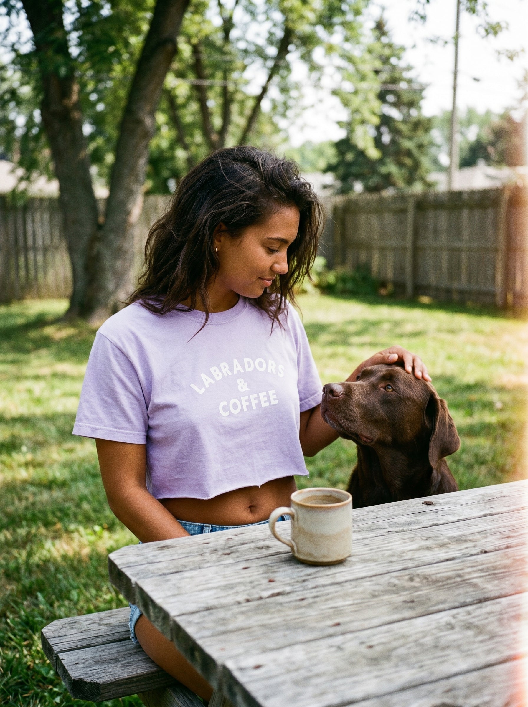 Labradors & Coffee Women’s Boxy Tee