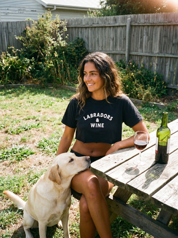 Labradors & Wine Women's Boxy Tee
