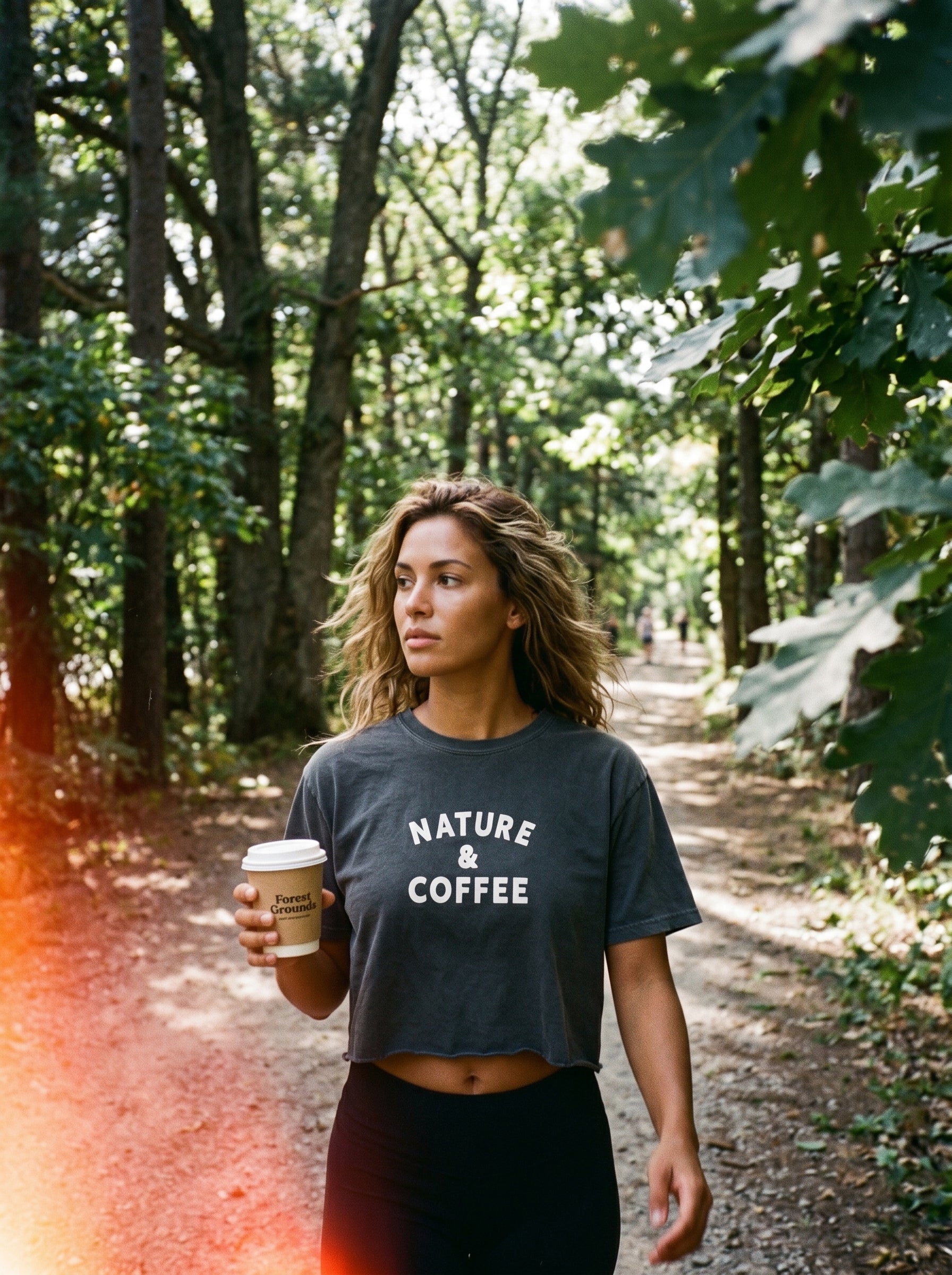 Nature & Coffee Women's Boxy Tee