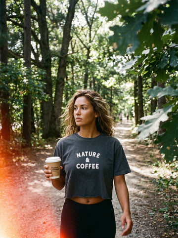 Nature & Coffee Women's Boxy Tee