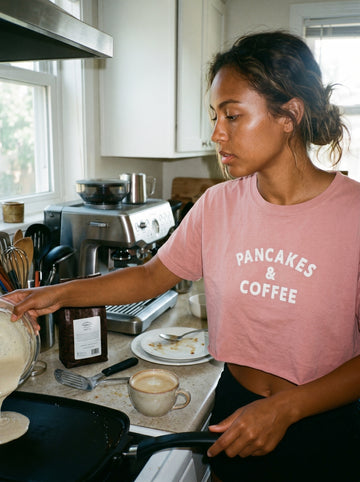 Pancakes & Coffee Women's Boxy Tee