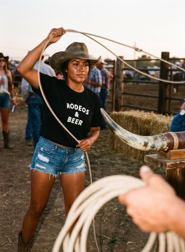 Rodeos & Beer Women's Boxy Tee