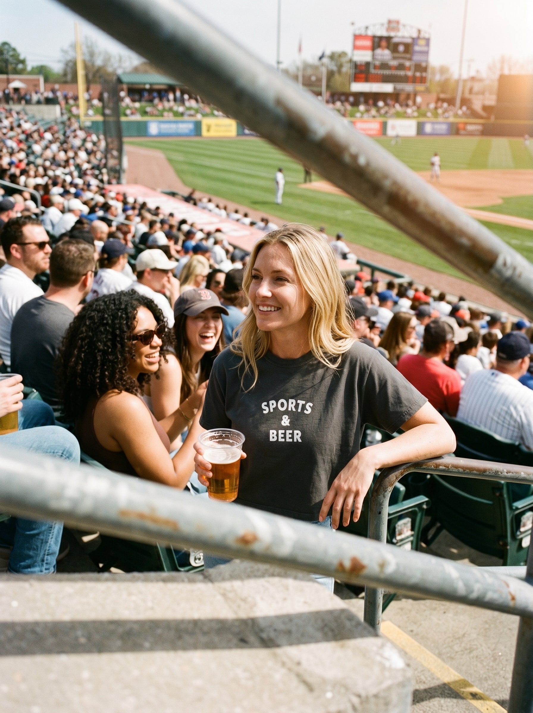 Sports & Beer Women's Boxy Tee