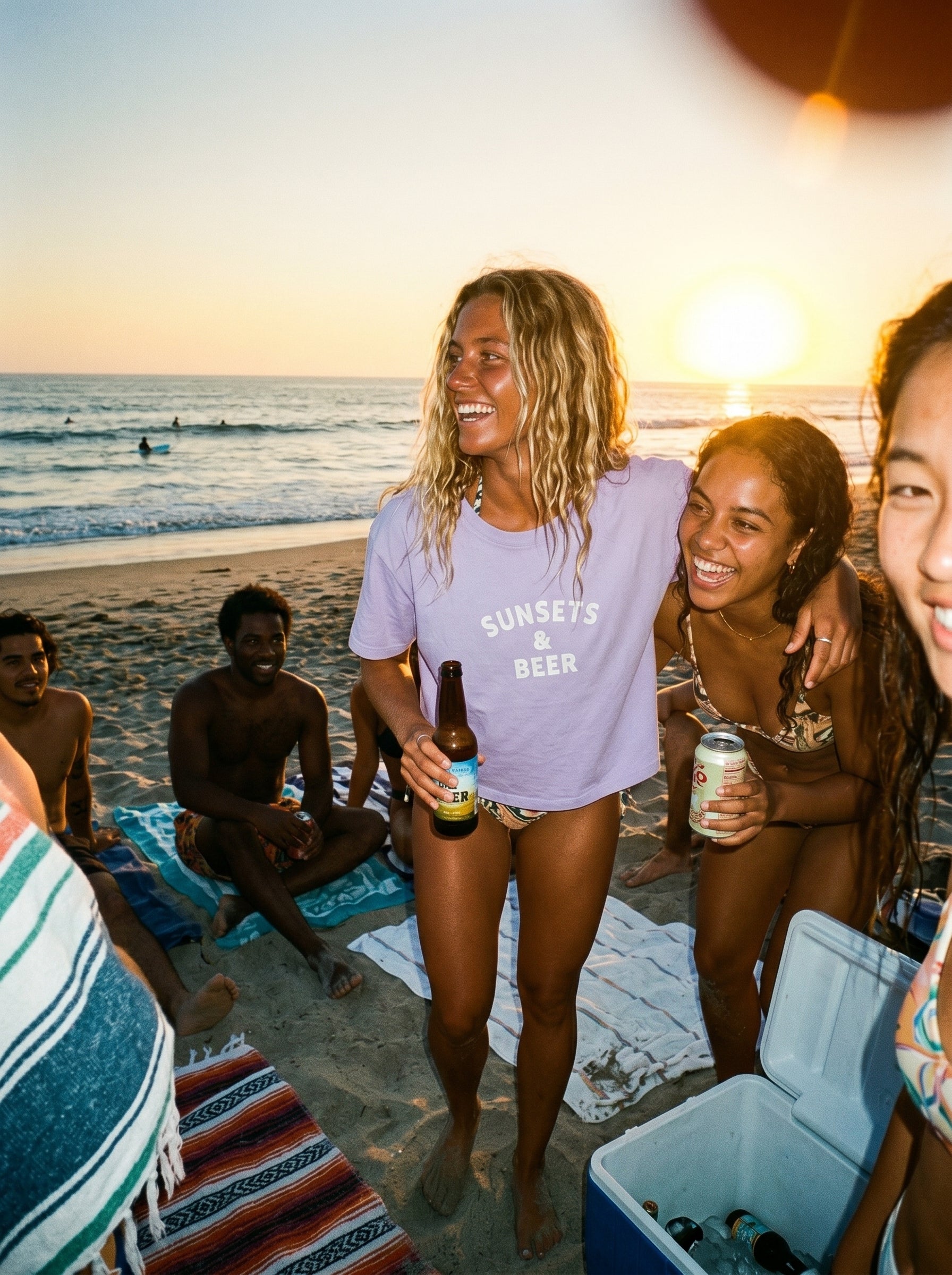Sunsets & Beer Women's Boxy Tee