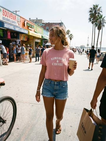 Sunshine & Coffee Women's Boxy Tee