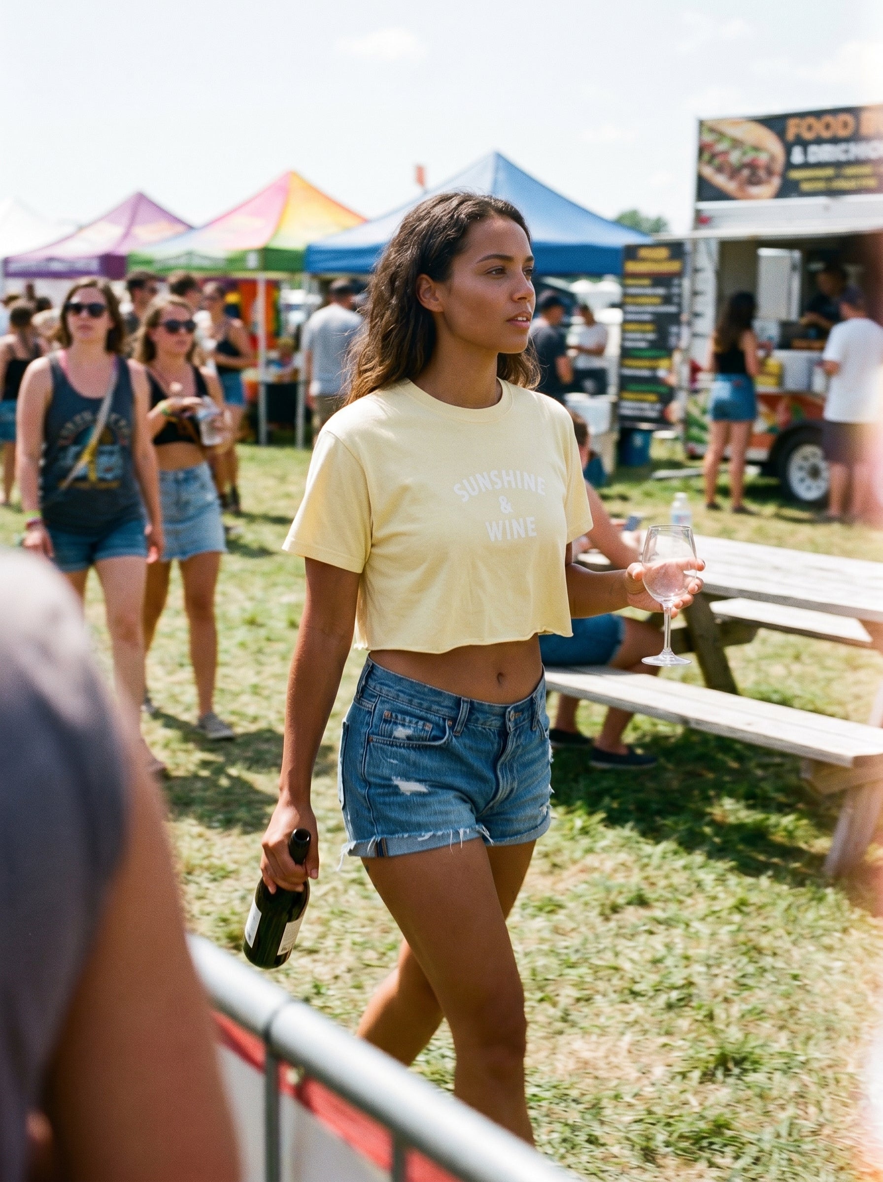 Sunshine & Wine Women's Boxy Tee