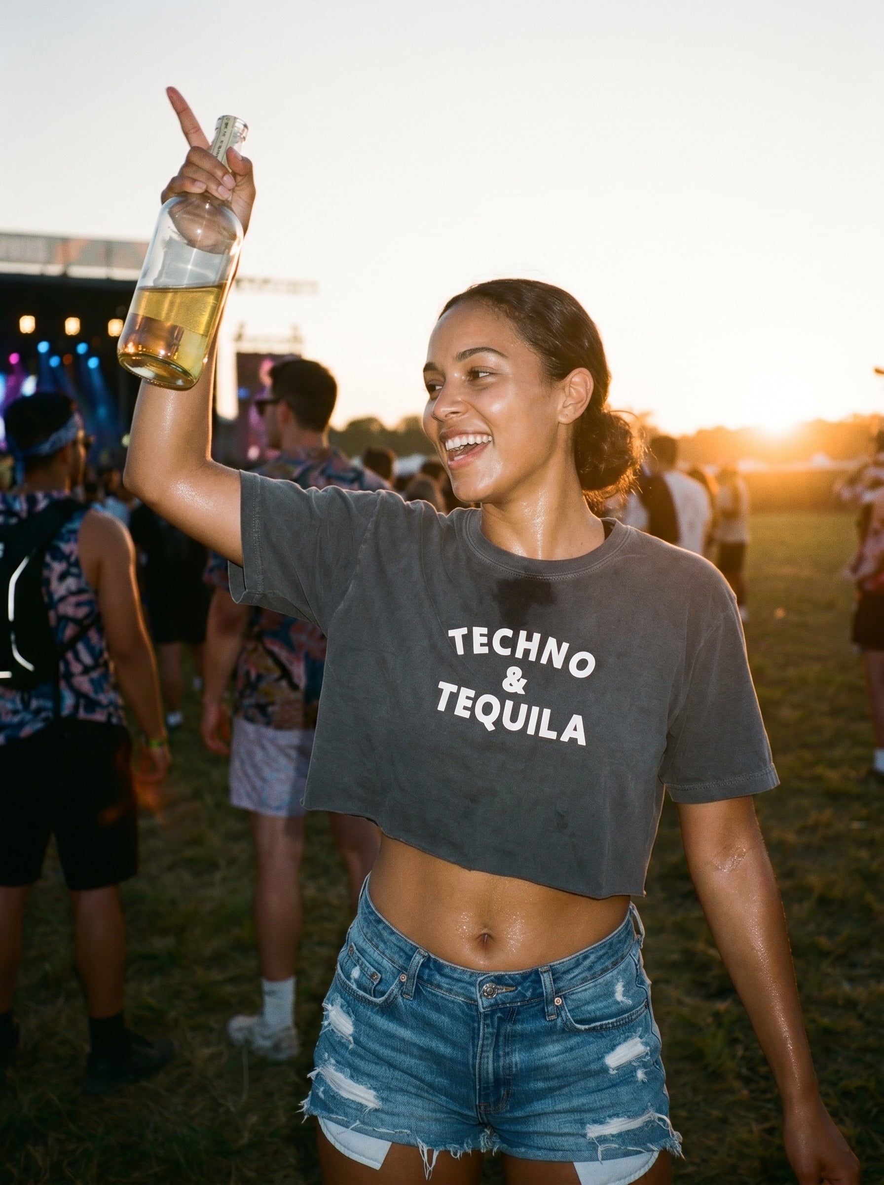 Techno & Tequila Women's Boxy Tee