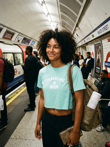 Traveling & Beer Women's Boxy Tee