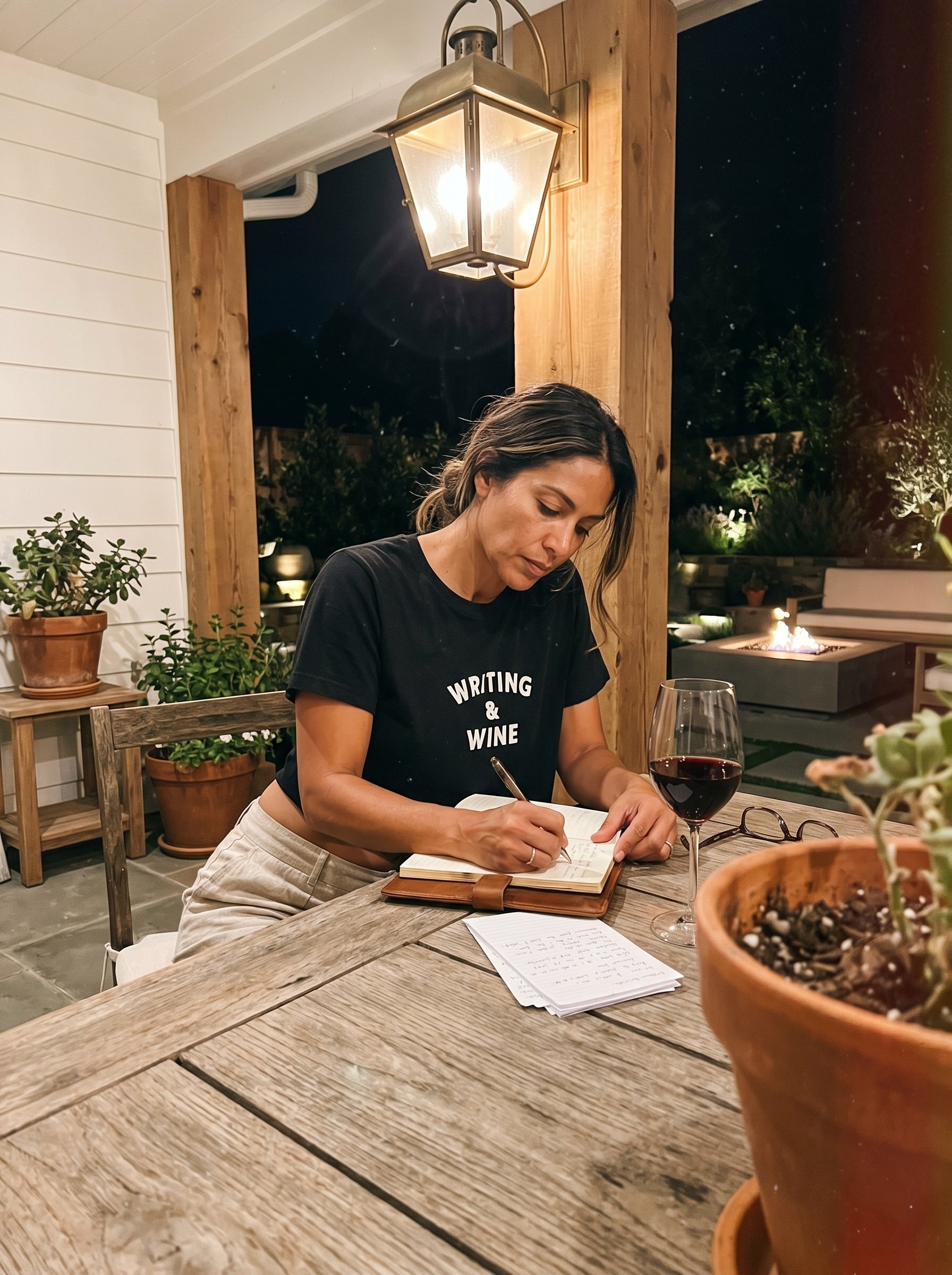 Writing & Wine Women's Boxy Tee