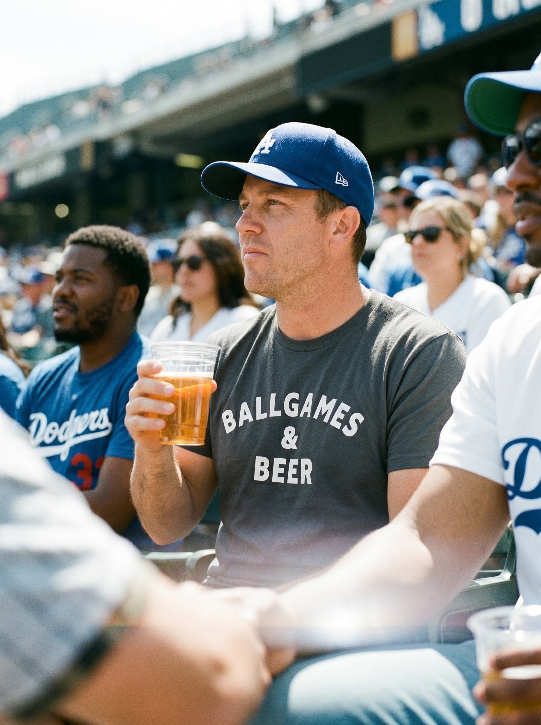 Ballgames & Beer Crew Tee