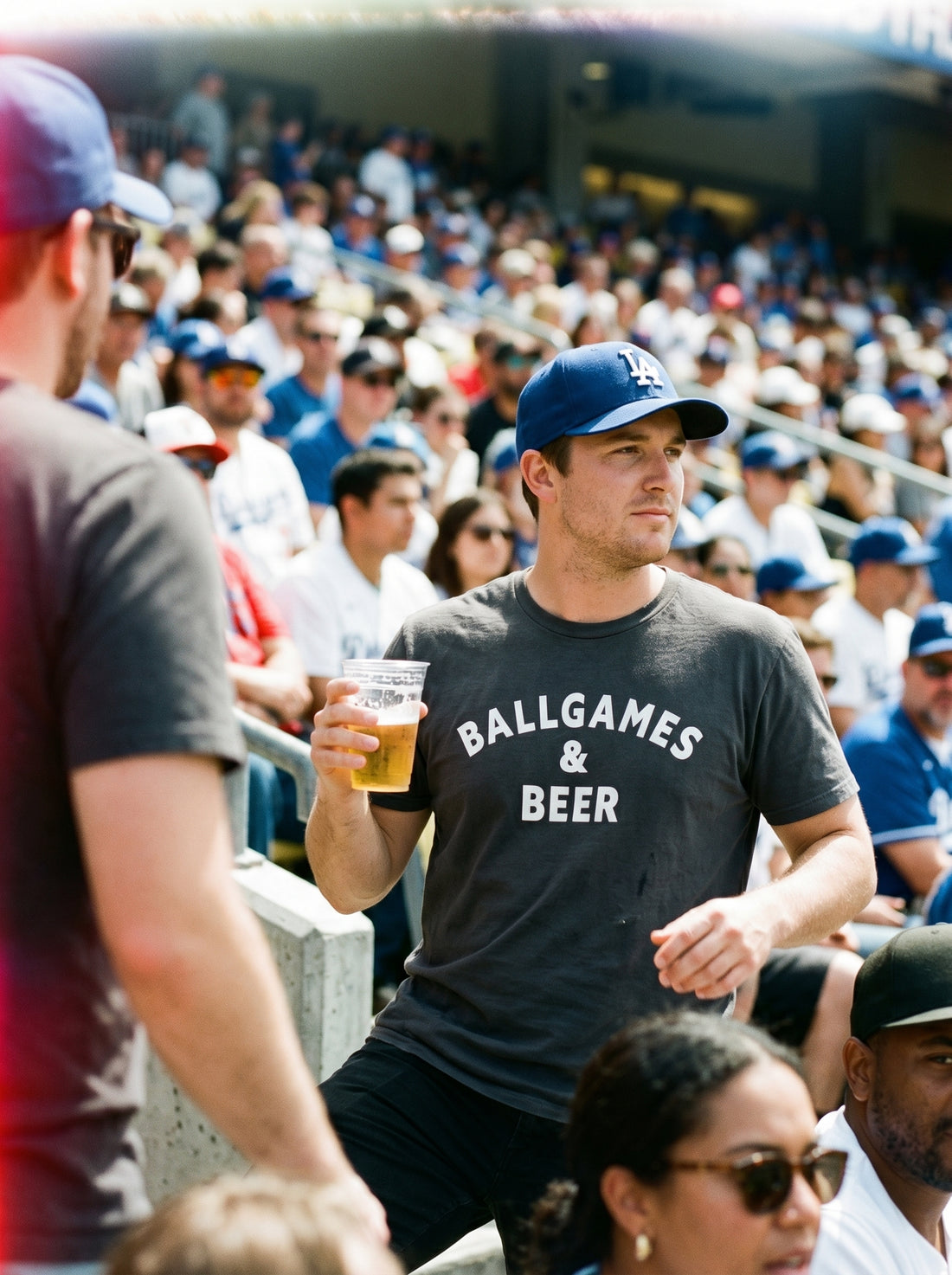 Ballgames & Beer Crew Tee