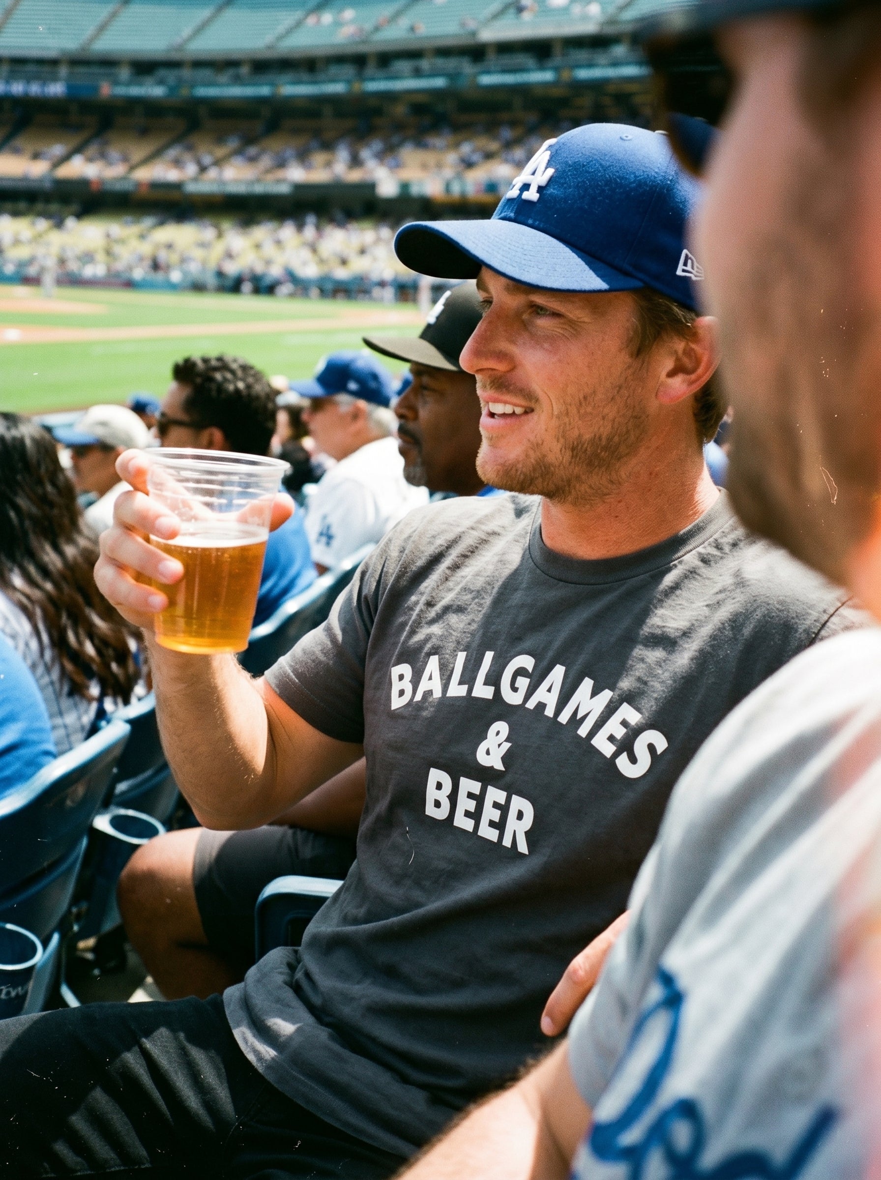 Ballgames & Beer Crew Tee