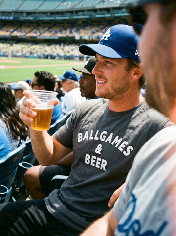 Ballgames & Beer Crew Tee