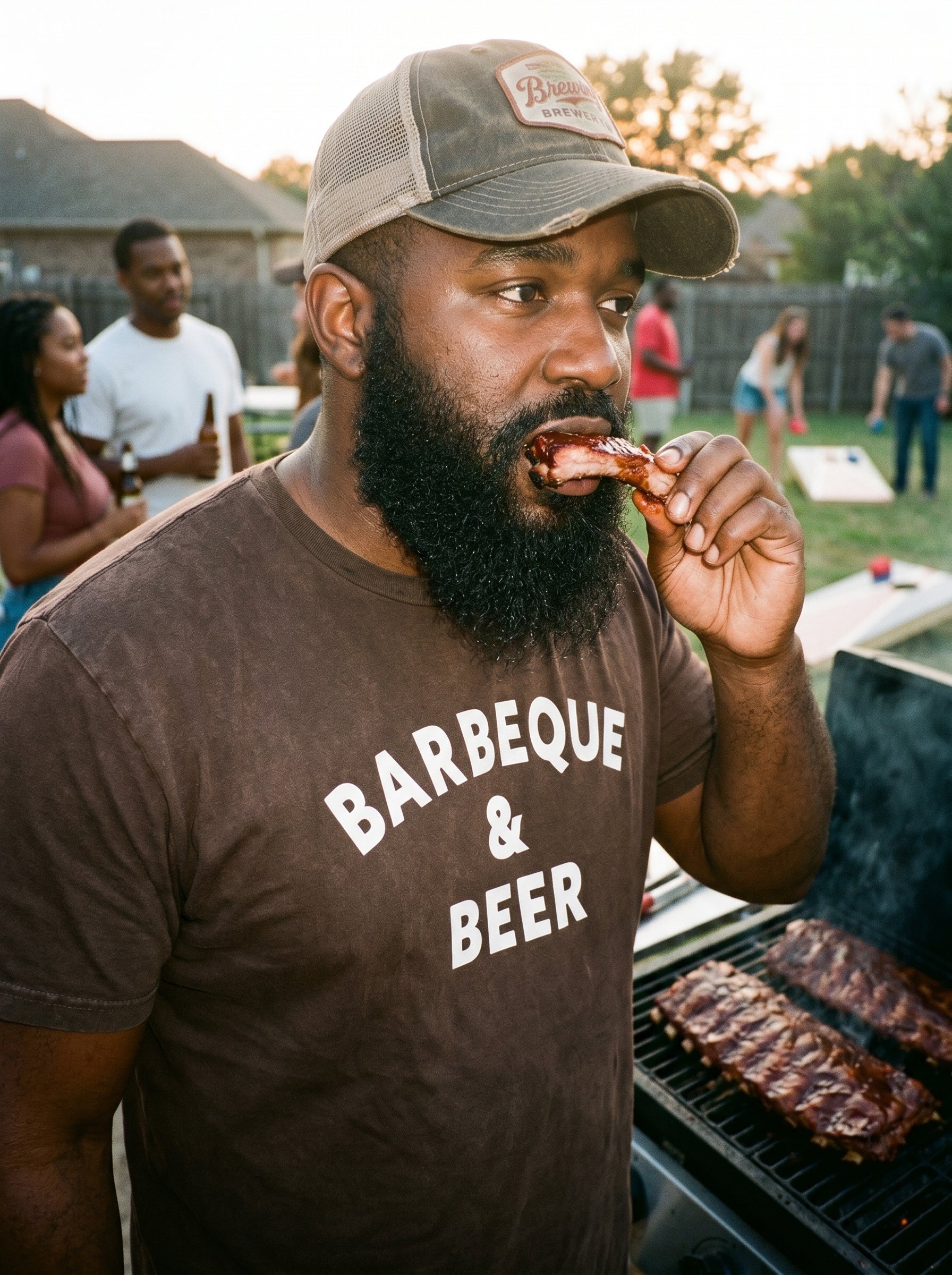 Barbecue & Beer Crew Tee