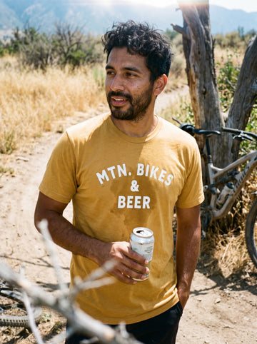 Mountain Bikes & Beer Crew Tee