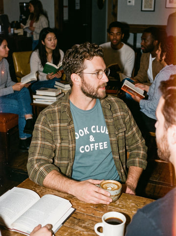 Book Clubs & Coffee Crew Tee