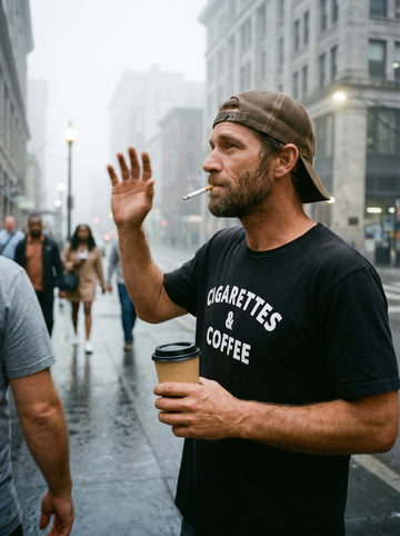 Cigarettes & Coffee Crew Tee