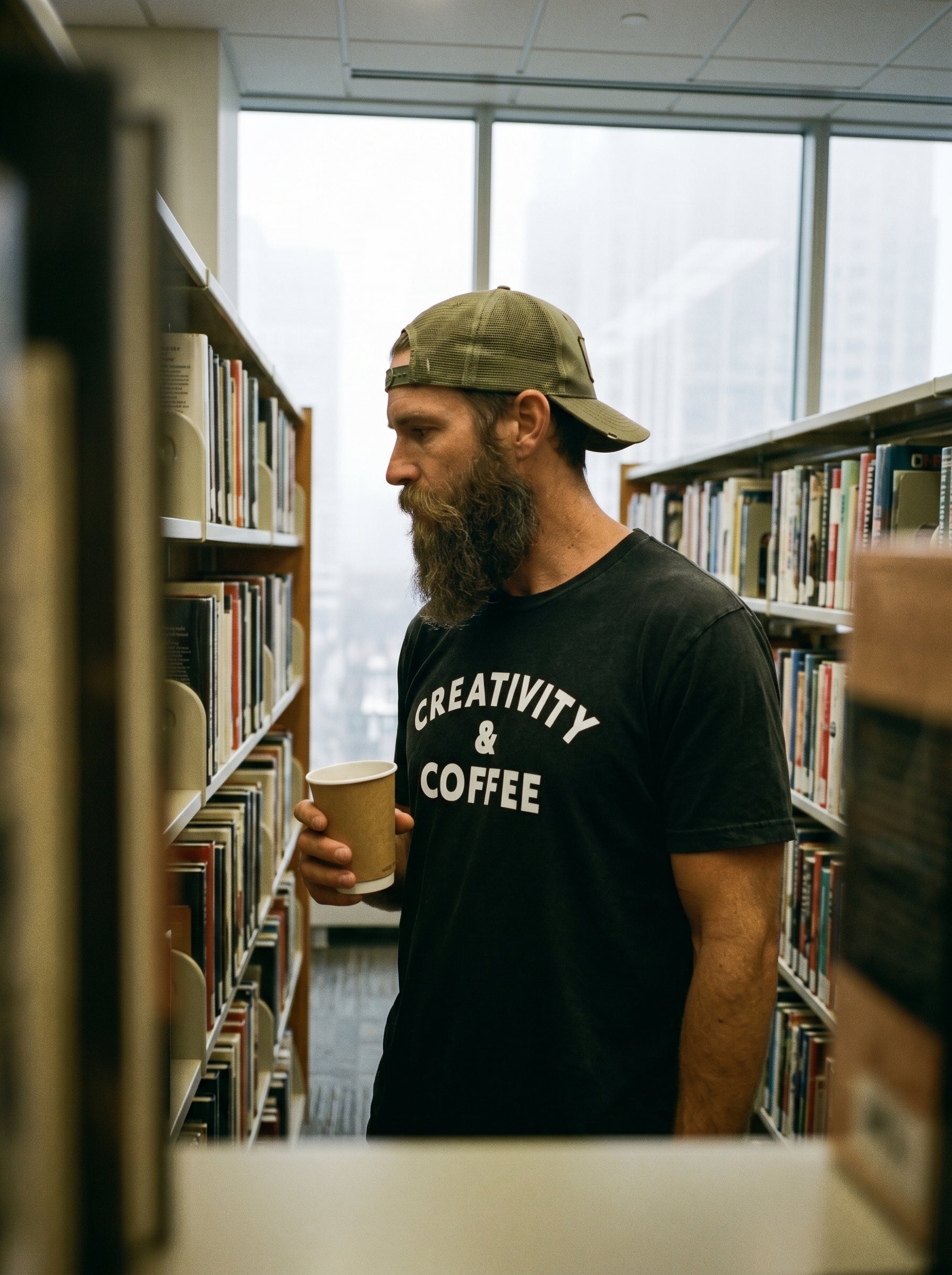 Creativity & Coffee Crew Tee