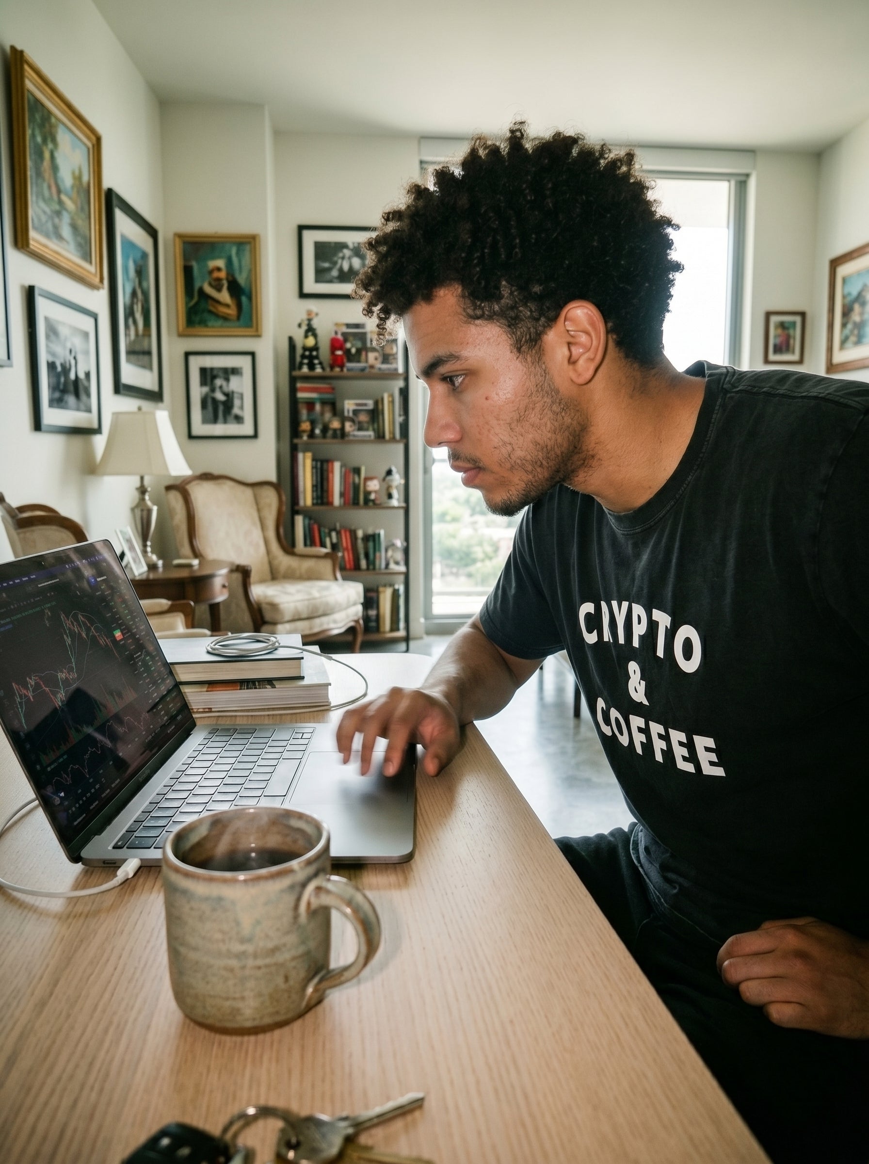 Crypto & Coffee Crew Tee
