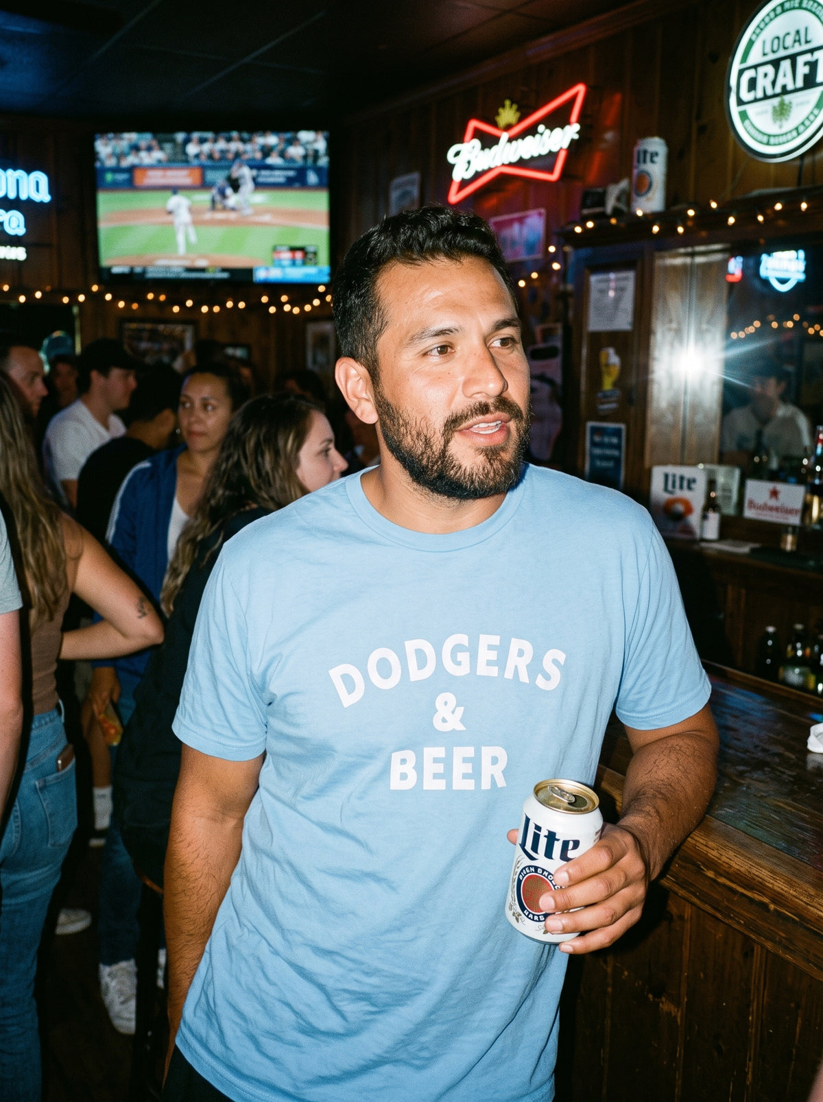 Dodgers & Beer Crew T-Shirt