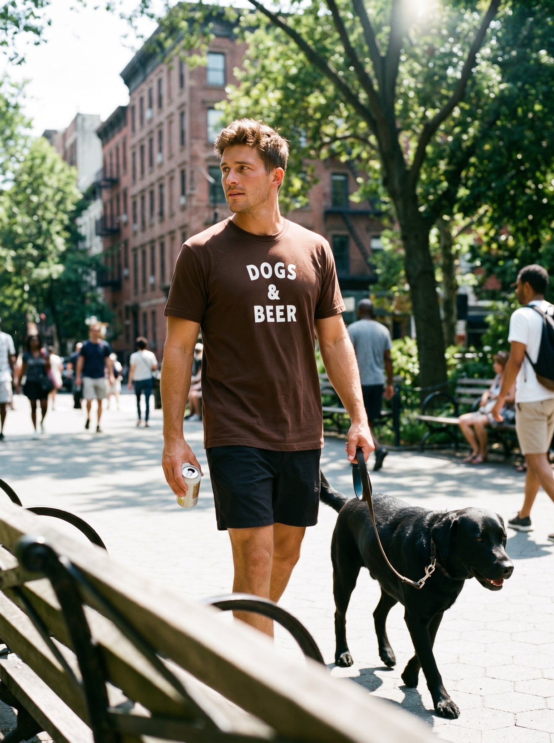 Dogs & Beer Crew Tee