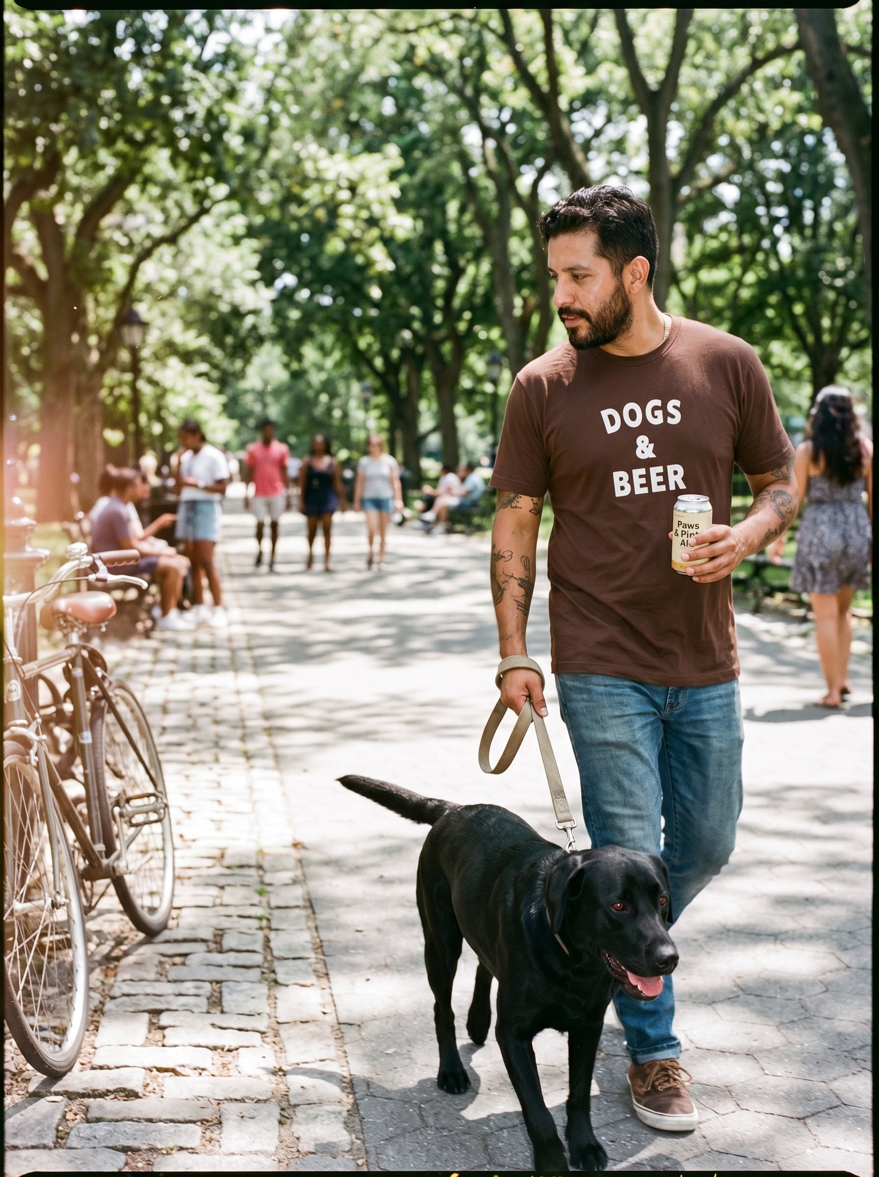 Dogs & Beer Crew Tee